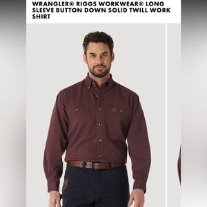 Wrangler Riggs Workwear Longsleeve Button Down